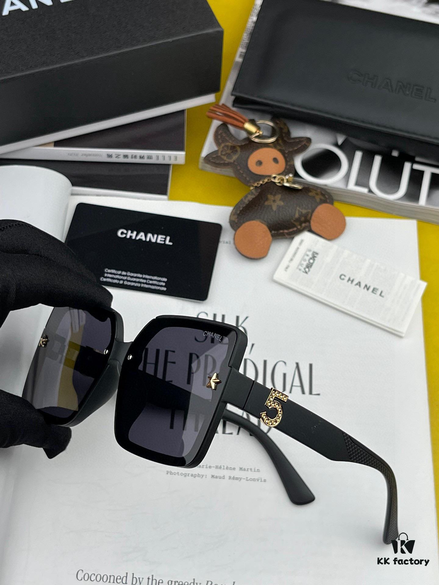 6931f8623a89a121ed549aaf CHANEL 2025 New Arrival Trendy Fashion Square Sunglasses for Women, HD Thick Polarized UV Protection Shades, Comfortable Wear, Influencer Favorite TR Frame Sunglasses
