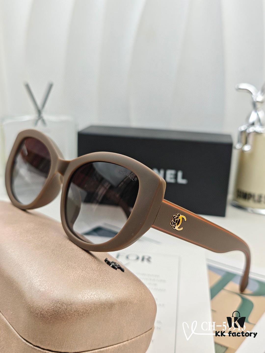 6931f8643a89a121ed549ad0 CHANEL France - New Little Xiang Sunglasses with Polaroid Resin HD Lenses, TR Frame Lightweight and Comfortable, Size 63-17-140