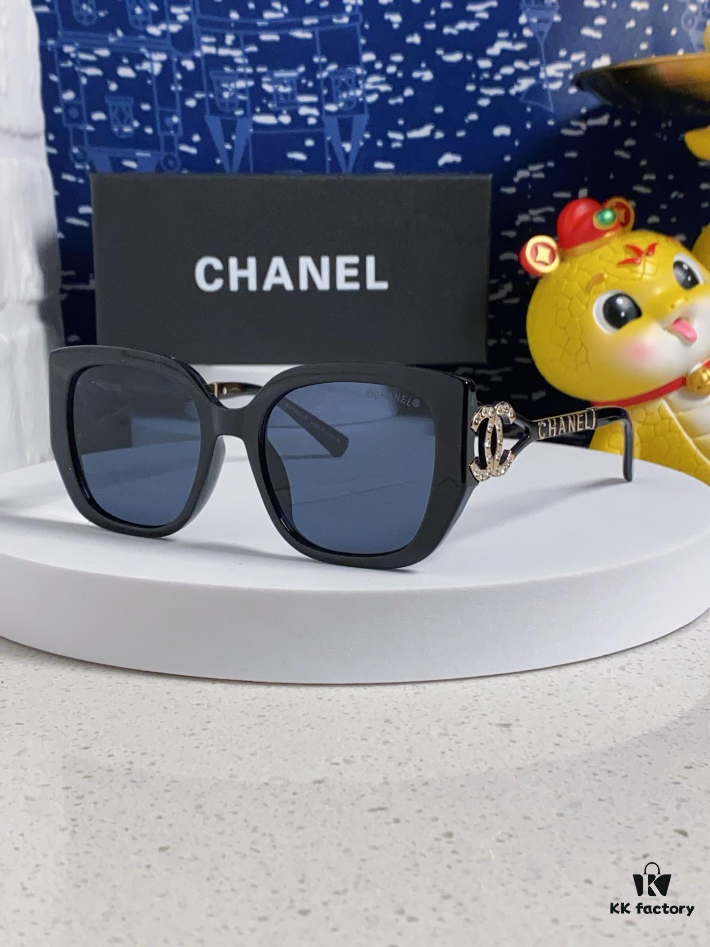 6931f8653a89a121ed549ae0 Chanel 2024 New Fashion Sunglasses for Women, UV-Protective Retro Stylish Oversized Slimming Sunglasses