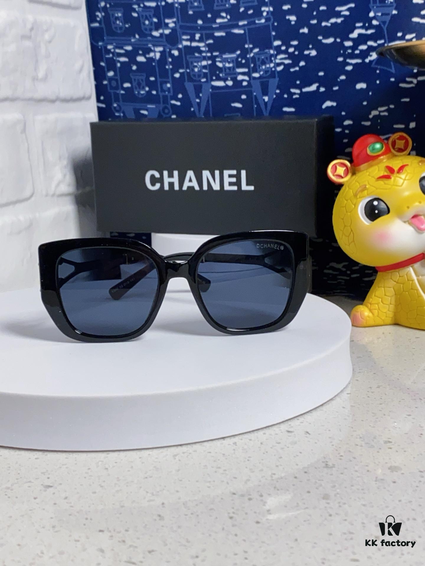6931f8653a89a121ed549ae1 Chanel 2024 New Fashion Sunglasses for Women, UV-Protective Retro Stylish Oversized Slimming Sunglasses