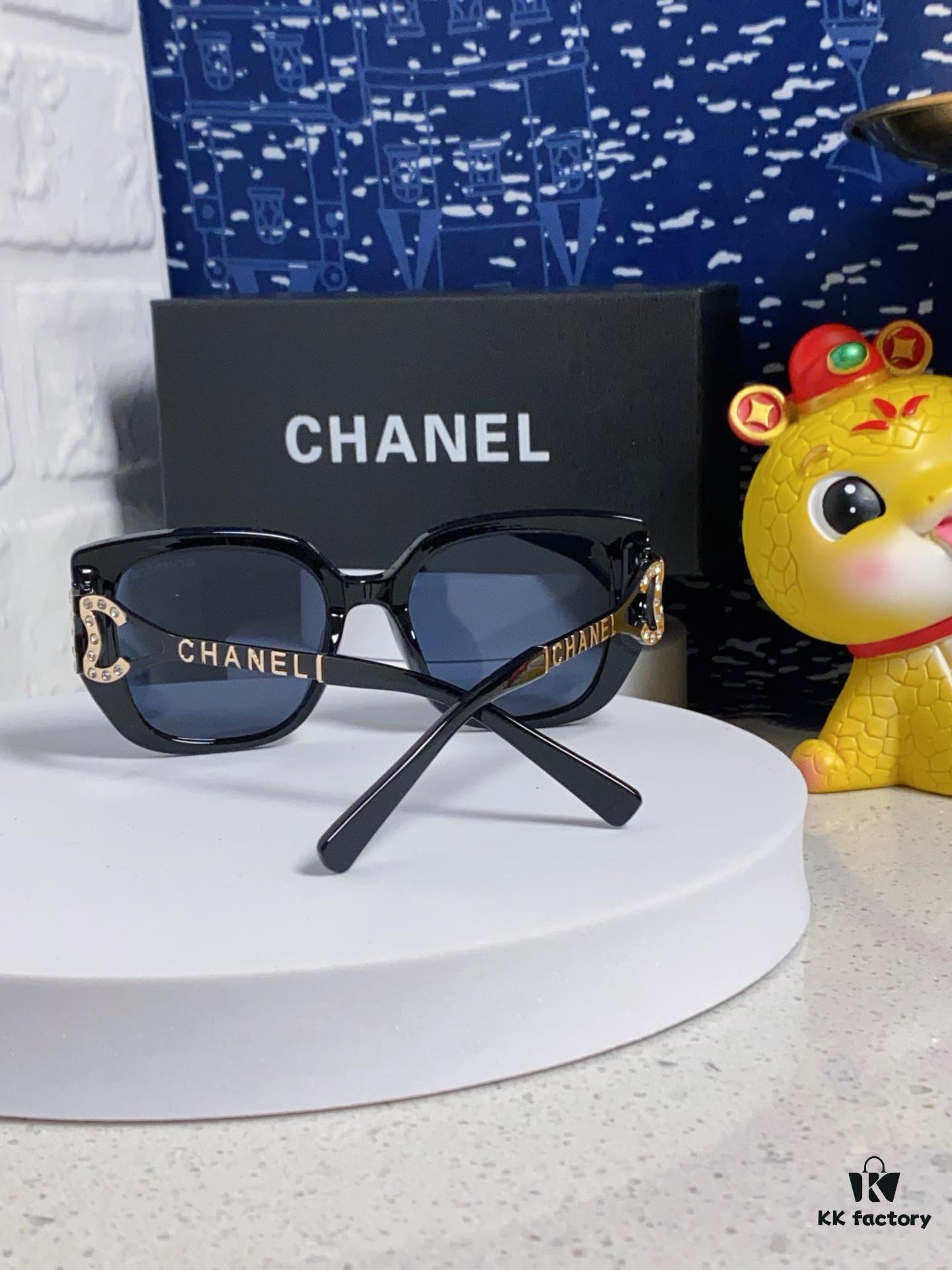 6931f8653a89a121ed549ae2 Chanel 2024 New Fashion Sunglasses for Women, UV-Protective Retro Stylish Oversized Slimming Sunglasses