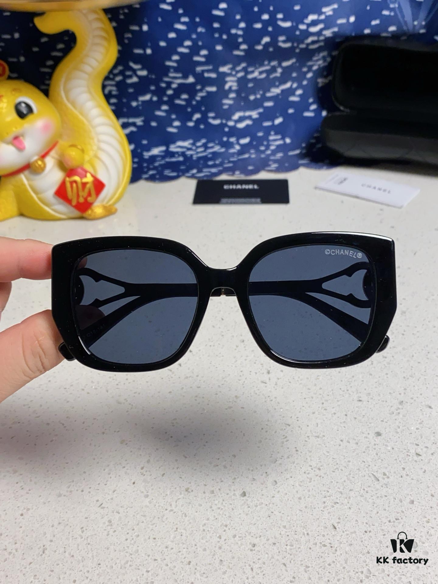 6931f8653a89a121ed549ae3 Chanel 2024 New Fashion Sunglasses for Women, UV-Protective Retro Stylish Oversized Slimming Sunglasses