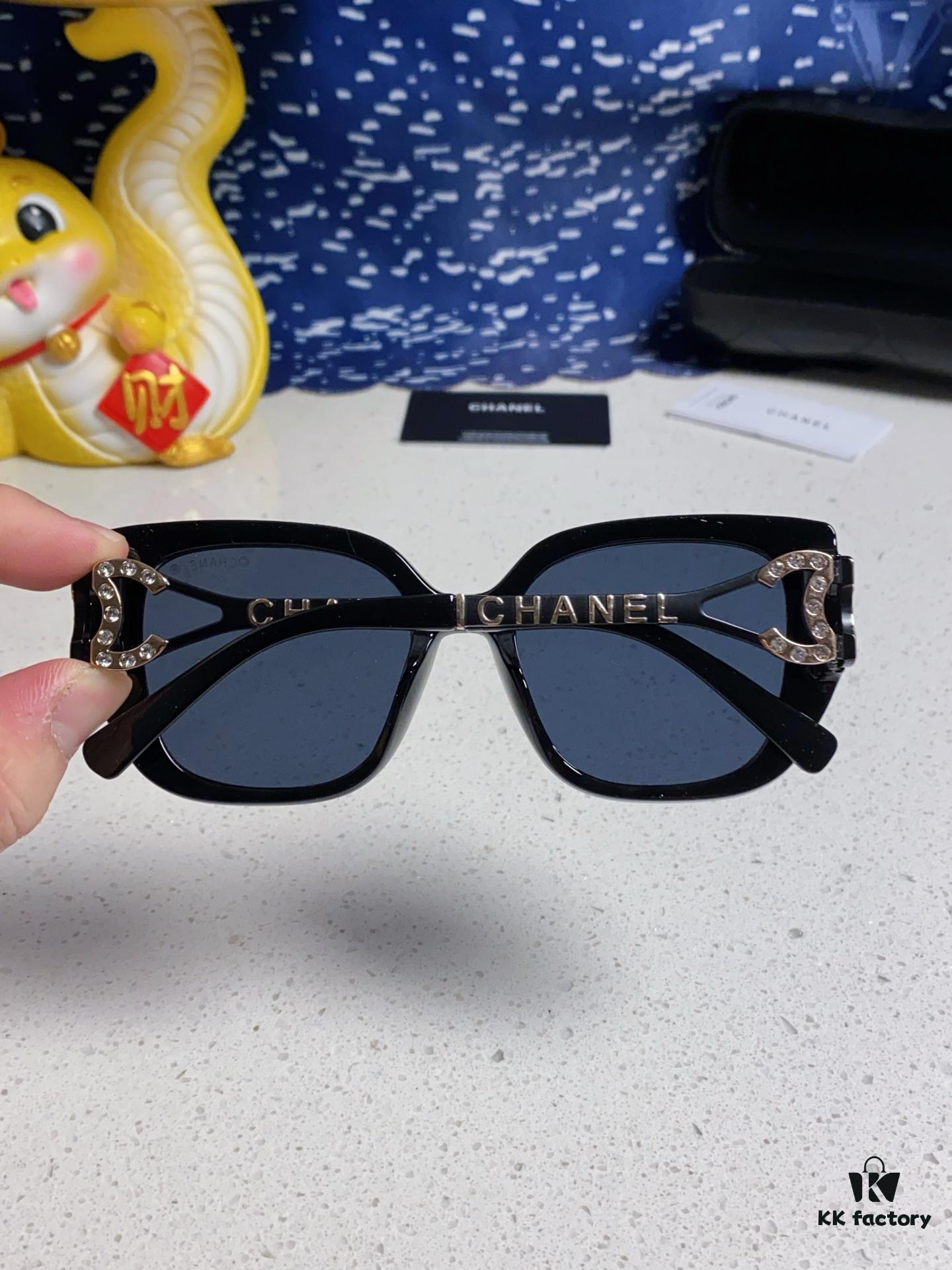 6931f8663a89a121ed549ae4 Chanel 2024 New Fashion Sunglasses for Women, UV-Protective Retro Stylish Oversized Slimming Sunglasses