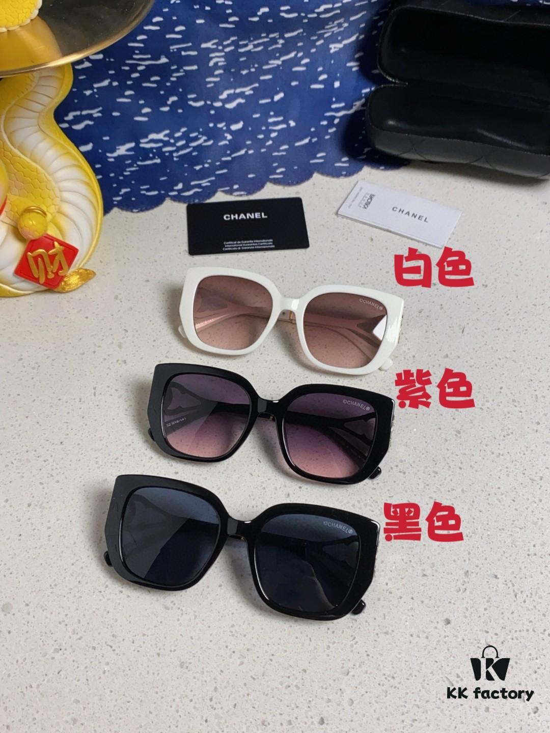 6931f8663a89a121ed549aeb Chanel 2024 New Fashion Sunglasses for Women, UV-Protective Retro Stylish Oversized Glasses, Slimming and Trendy