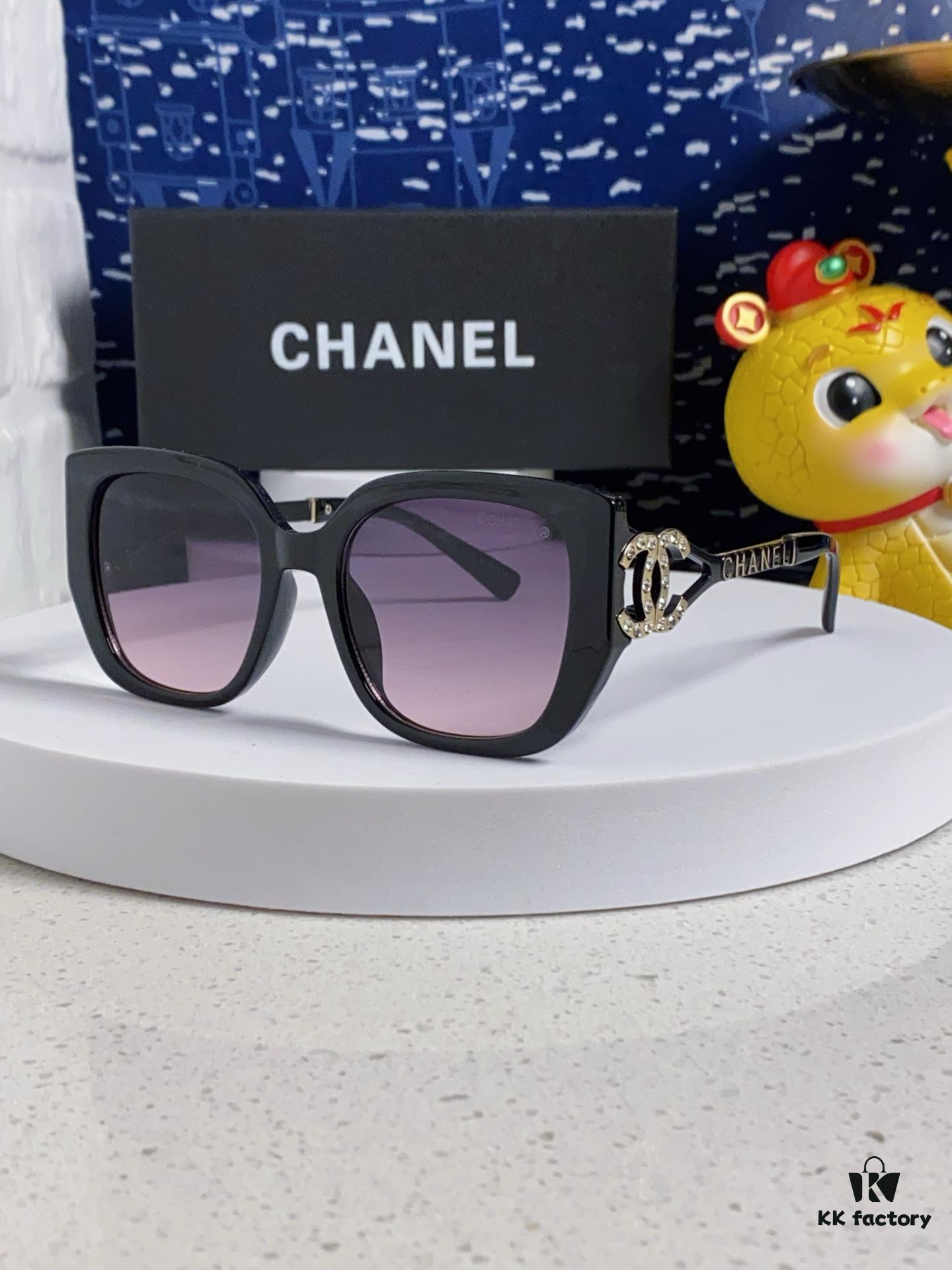 6931f8663a89a121ed549aec Chanel 2024 New Fashion Sunglasses for Women, UV-Protective Retro Stylish Oversized Sunglasses Slimming and Trendy
