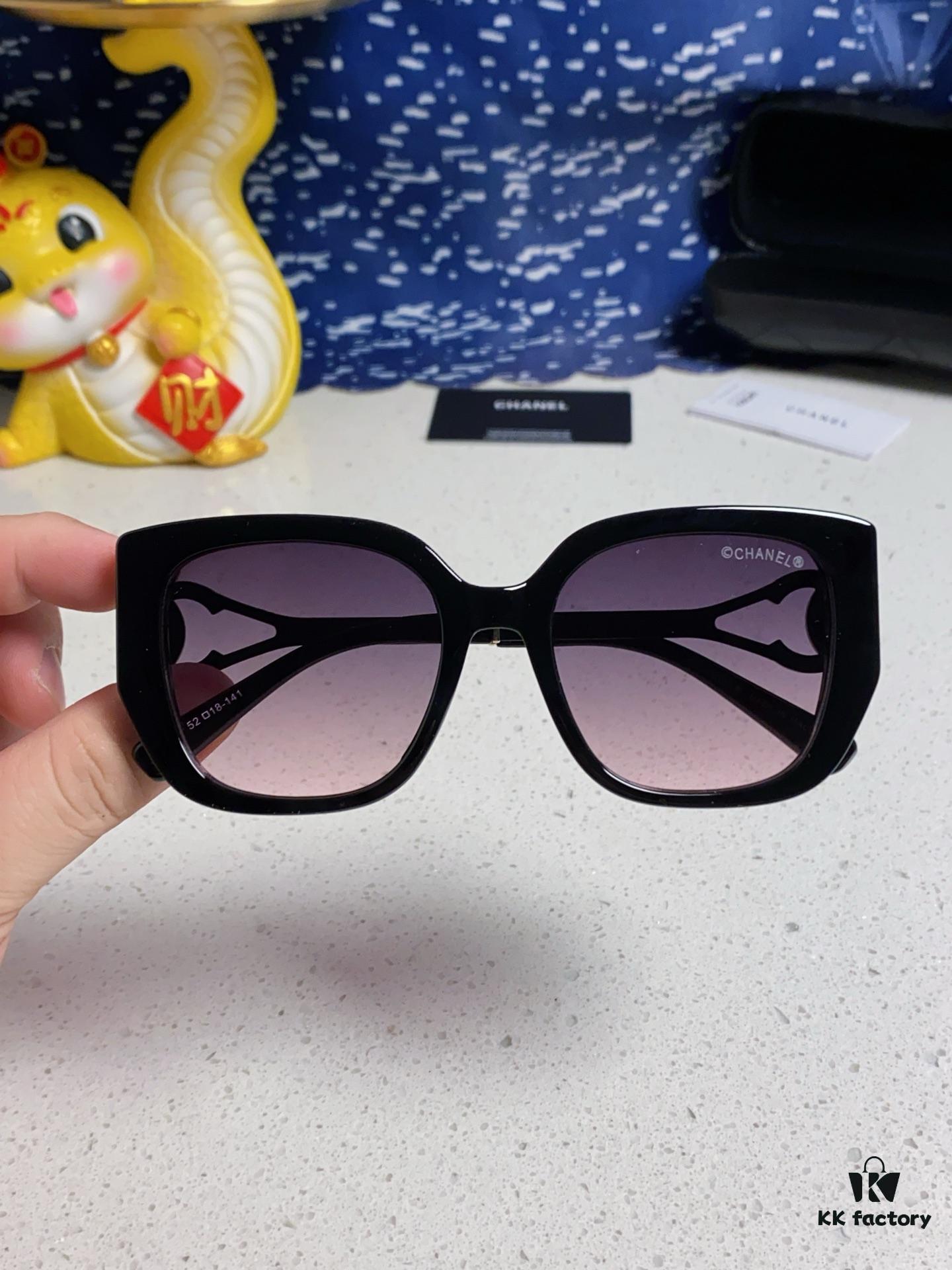 6931f8663a89a121ed549aef Chanel 2024 New Fashion Sunglasses for Women, UV-Protective Retro Stylish Oversized Sunglasses Slimming and Trendy