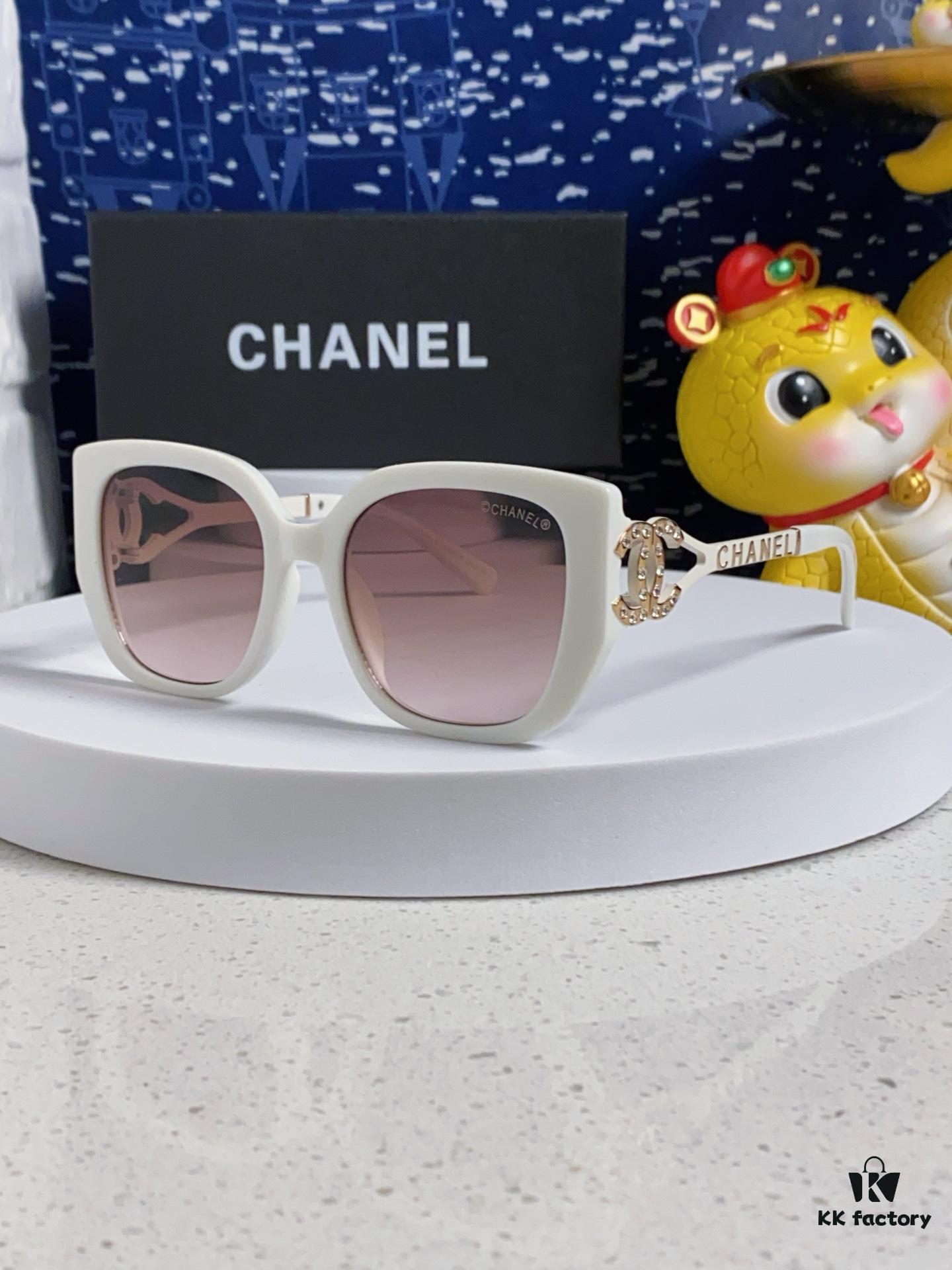 6931f8673a89a121ed549af6 Chanel 2024 New Fashion Sunglasses for Women, UV-Protective Retro Stylish Oversized Glasses, Slimming and Trendy