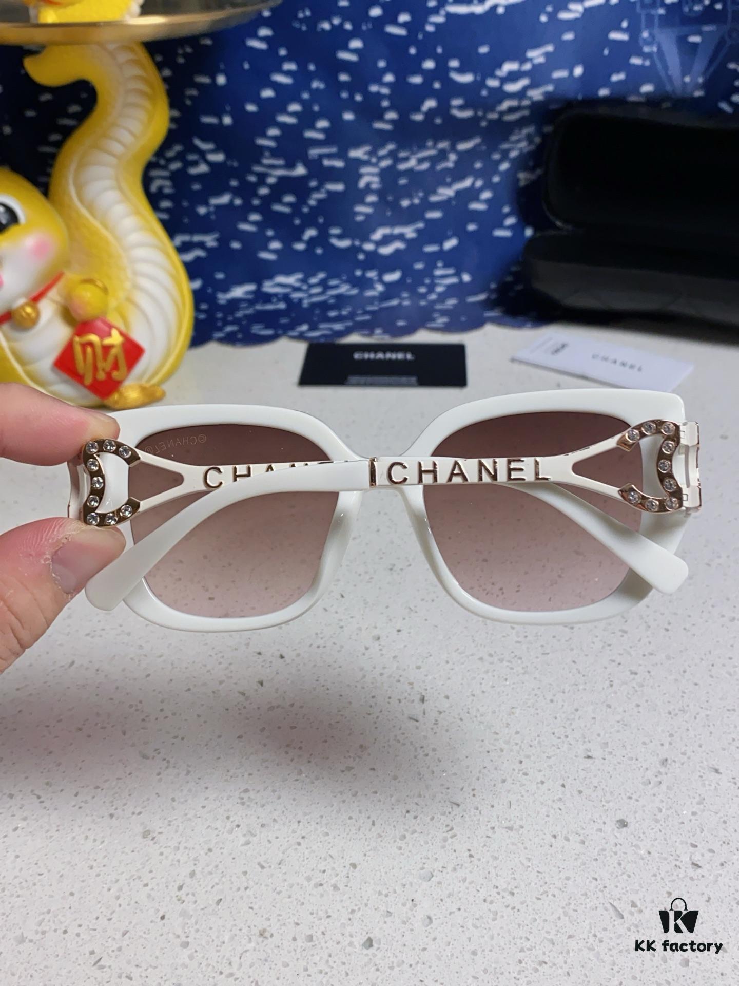 6931f8673a89a121ed549afa Chanel 2024 New Fashion Sunglasses for Women, UV-Protective Retro Stylish Oversized Glasses, Slimming and Trendy