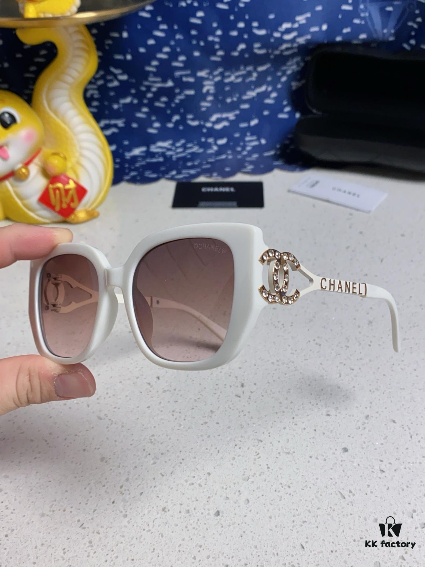 6931f8673a89a121ed549afb Chanel 2024 New Fashion Sunglasses for Women, UV-Protective Retro Stylish Oversized Glasses, Slimming and Trendy