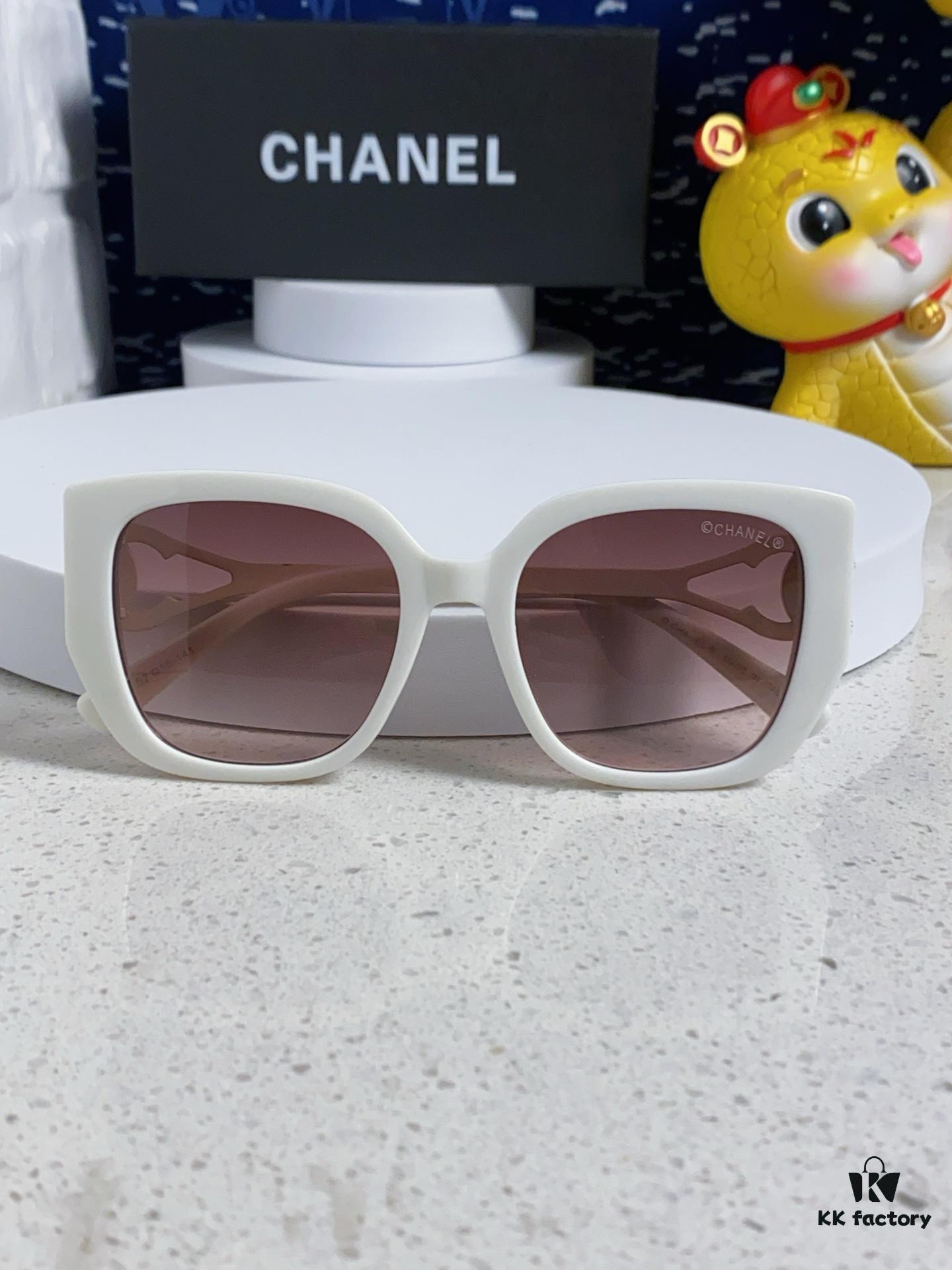 6931f8673a89a121ed549afe Chanel 2024 New Fashion Sunglasses for Women, UV-Protective Retro Stylish Oversized Glasses, Slimming and Trendy