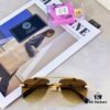 Versac* European and American Fashion Metal Instagram Style Luxury Pilot Sunglasses UV Protection Driving Frog-eye Sunglasses Eyewear Sunglasses Sun Glasses