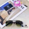 Versac* European and American Fashion Metal Instagram Style Luxury Pilot Sunglasses UV Protection Driving Frog-eye Sunglasses Eyewear Sunglasses Sun Glasses