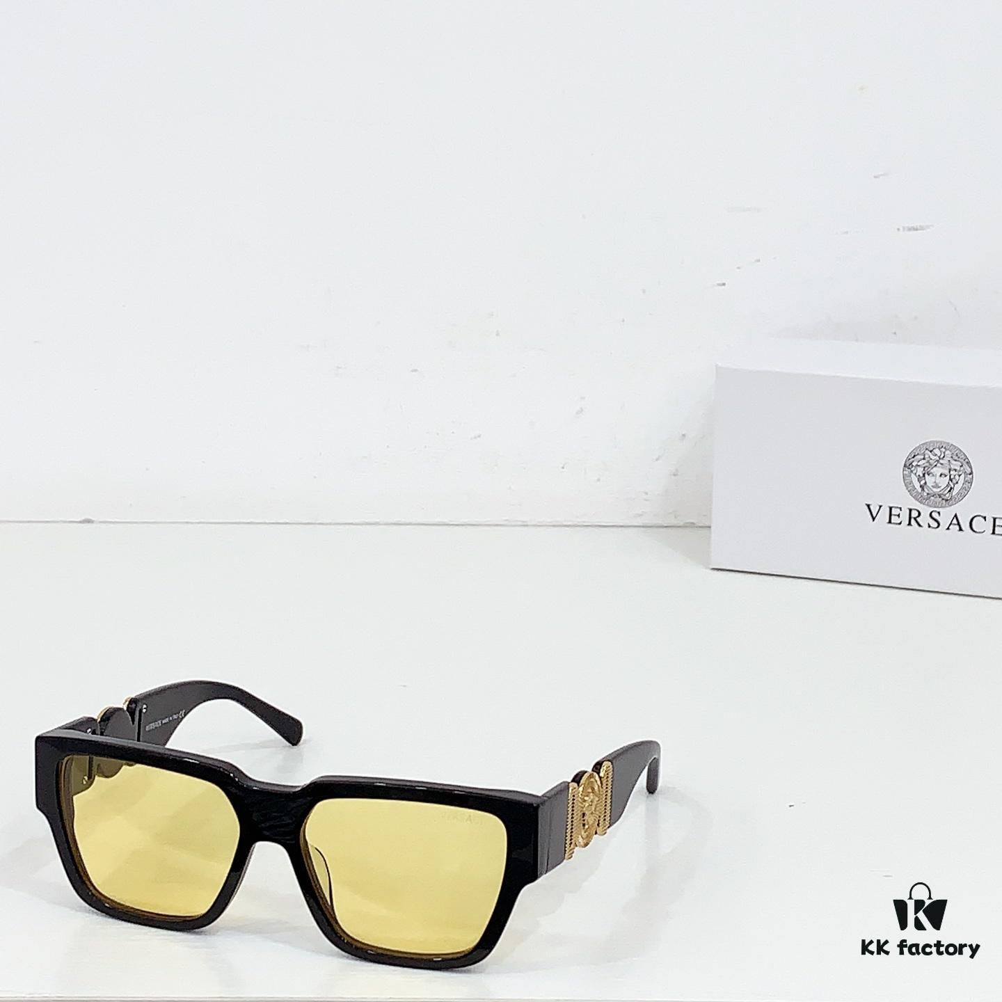 6931f86c3a89a121ed549b36 100 VERSACE New Arrival Sunglasses Official Website Synchronized Original Version One-to-One VE4483D, SIZE: 55-17-145, Golden Metal Plating, Temple Arms with Metal Logo Perfectly Combined with Medusa Head, Highlighting Brand Charm, Visible Quality Eyewear Sunglasses