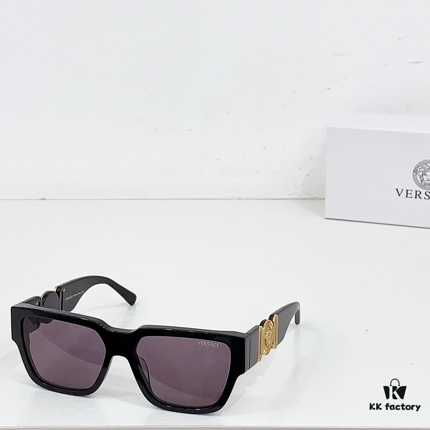6931f86c3a89a121ed549b38 100 VERSACE New Arrival Sunglasses Official Website Synchronized Original Version One-to-One VE4483D, SIZE: 55-17-145, Golden Metal Plating, Temple Arms with Metal Logo Perfectly Combined with Medusa Head, Highlighting Brand Charm, Visible Quality Eyewear Sunglasses