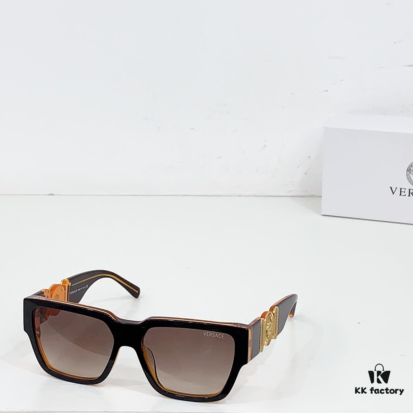 6931f86c3a89a121ed549b3d 100 VERSACE New Arrival Sunglasses Official Website Synchronized Original Version One-to-One VE4483D, SIZE: 55-17-145, Golden Metal Plating, Temple Arms with Metal Logo Perfectly Combined with Medusa Head, Highlighting Brand Charm, Visible Quality Eyewear Sunglasses