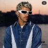 6931f86e3a89a121ed549b5d Versace Men's Fashion Pilot Full-Frame Sunglasses