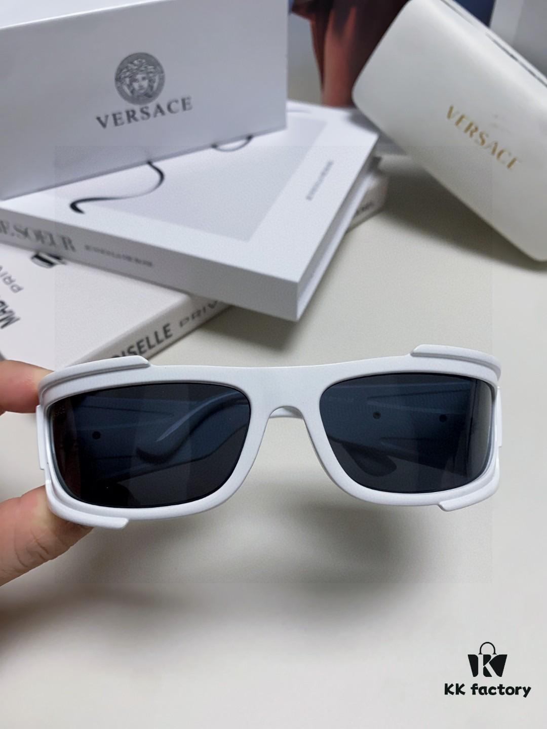 6931f86f3a89a121ed549b61 Versace Men's Fashion Pilot Full-Frame Sunglasses
