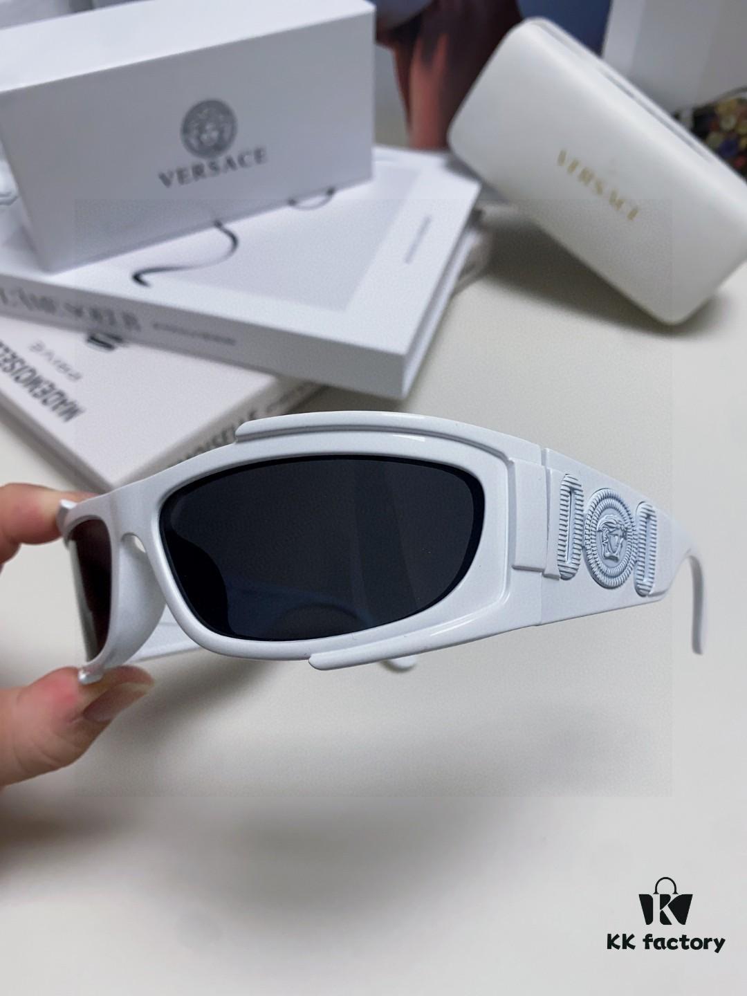 6931f86f3a89a121ed549b63 Versace Men's Fashion Pilot Full-Frame Sunglasses