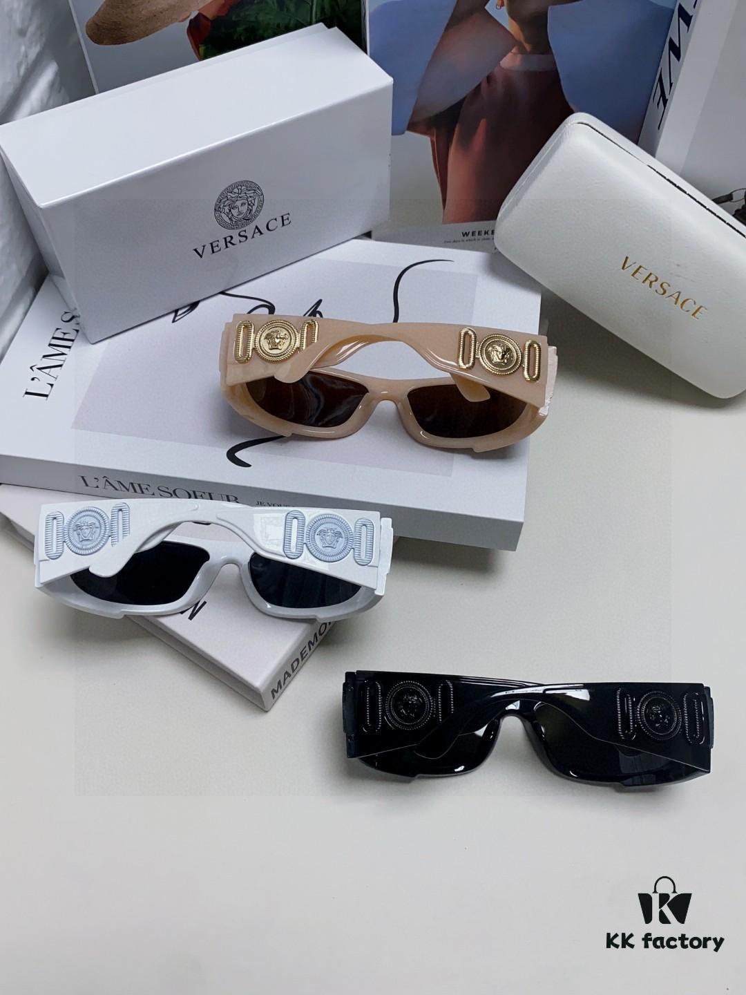 6931f86f3a89a121ed549b66 Versace Men's Fashion Pilot Full-Frame Sunglasses