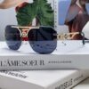 6931f8743a89a121ed549b9b VERSACE 2025 Women's Square Frame Oversized Sunglasses, European Fashion Style, Carved Design, Xiaohongshu Trend