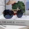 6931f8743a89a121ed549b9c VERSACE 2025 Women's Square Frame Oversized Sunglasses, European Fashion Style, Carved Design, Xiaohongshu Trend