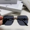 6931f8743a89a121ed549b9e VERSACE 2025 Women's Square Frame Oversized Sunglasses, European Fashion Style, Carved Design, Xiaohongshu Trend