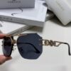 6931f8743a89a121ed549ba0 VERSACE 2025 Women's Square Frame Oversized Sunglasses, European Fashion Style, Carved Design, Xiaohongshu Trend