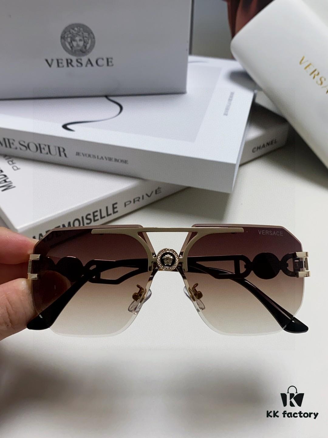 6931f8743a89a121ed549ba8 VERSACE 2025 Women's Square Oversized Full-Rim Sunglasses, European Fashion Carved Design, Xiaohongshu Style
