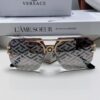 6931f8753a89a121ed549bb5 VERSACE Versace 2025 European and American Fashion Women's Square Oversized Full-Rim Sunglasses, Carved Design Xiaohongshu Style