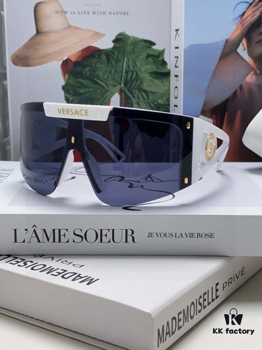 6931f8763a89a121ed549bc3 Versace 2025 New Arrival European and American Style One-Piece Sunglasses, Fashionable Oversized Hollow-Out Sunglasses for Men and Women