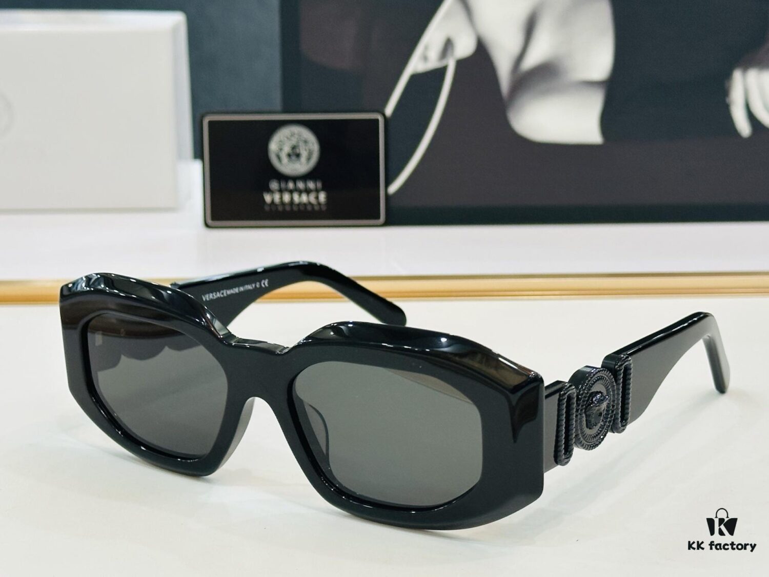 6931f8773a89a121ed549bd1 VERSACE VE4425 Sunglasses Model 53-18-145 Stylish and Elegant Design
