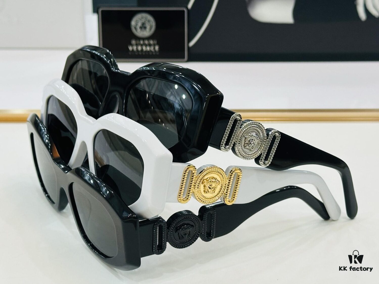 6931f8773a89a121ed549bd2 VERSACE VE4425 Sunglasses Model 53-18-145 Stylish and Elegant Design
