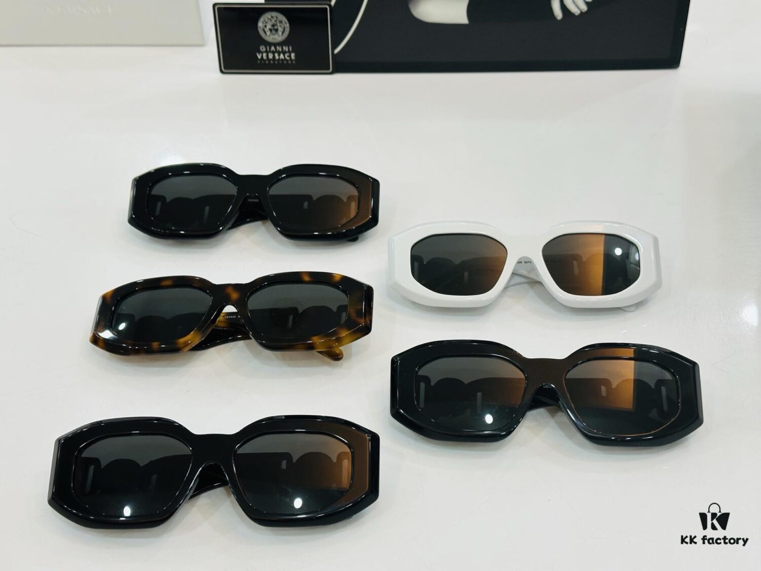 6931f8783a89a121ed549bd5 VERSACE VE4425 Sunglasses Model 53-18-145 Stylish and Elegant Design