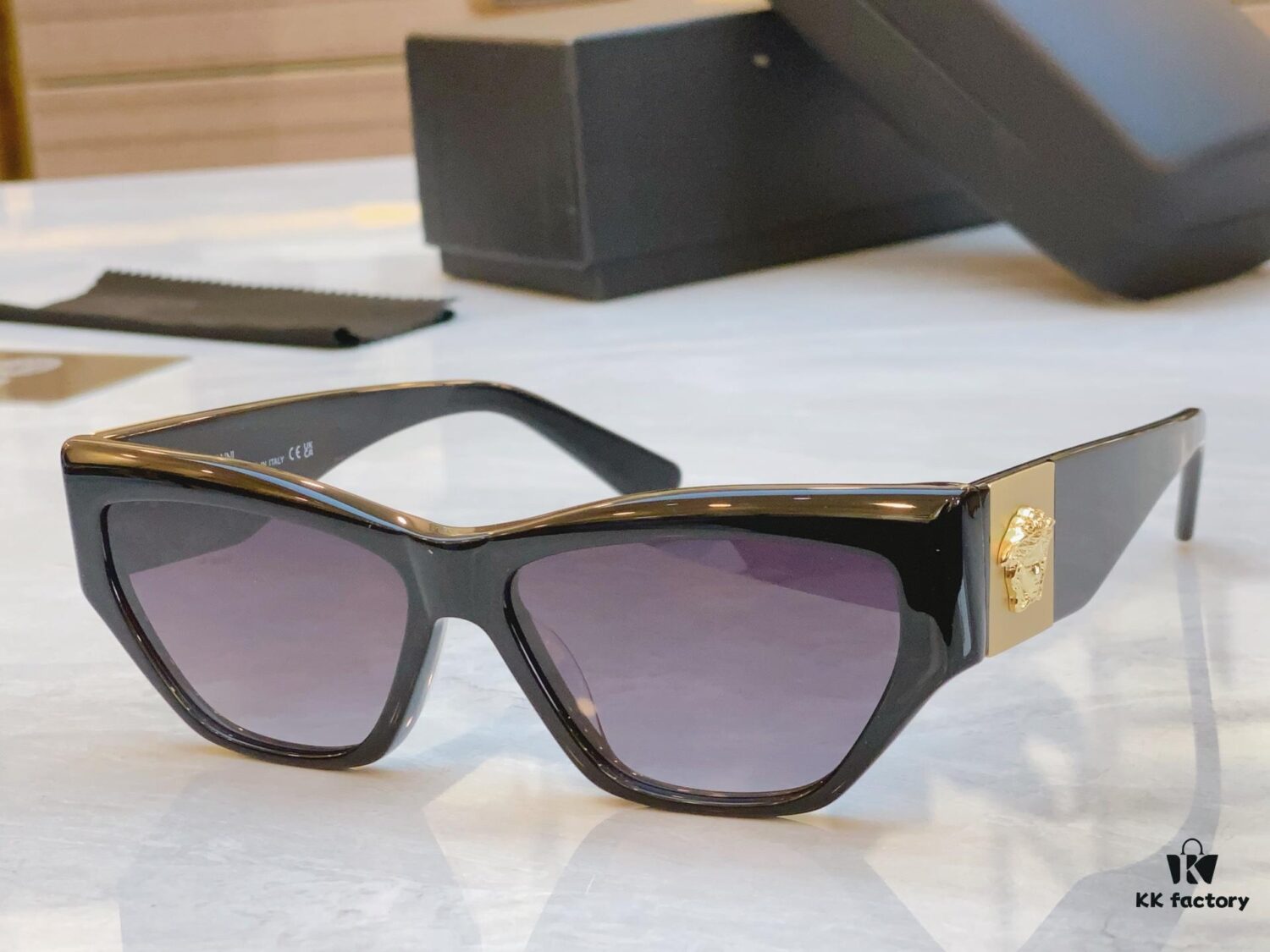 6931f8783a89a121ed549bd7 VERSACE New Model Sunglasses, MODEL: VE S89, SIZE: 55-16-145