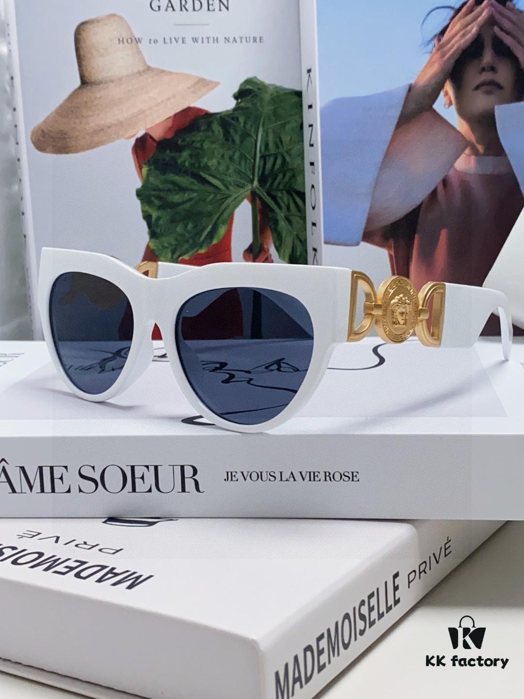 6931f8853a89a121ed549c91 VERSACE Versace 2025 New Arrival Unisex Trendy Sunglasses Stylish UV Protection Shades Fashionable Korean Style Celebrity-Inspired Sunglasses