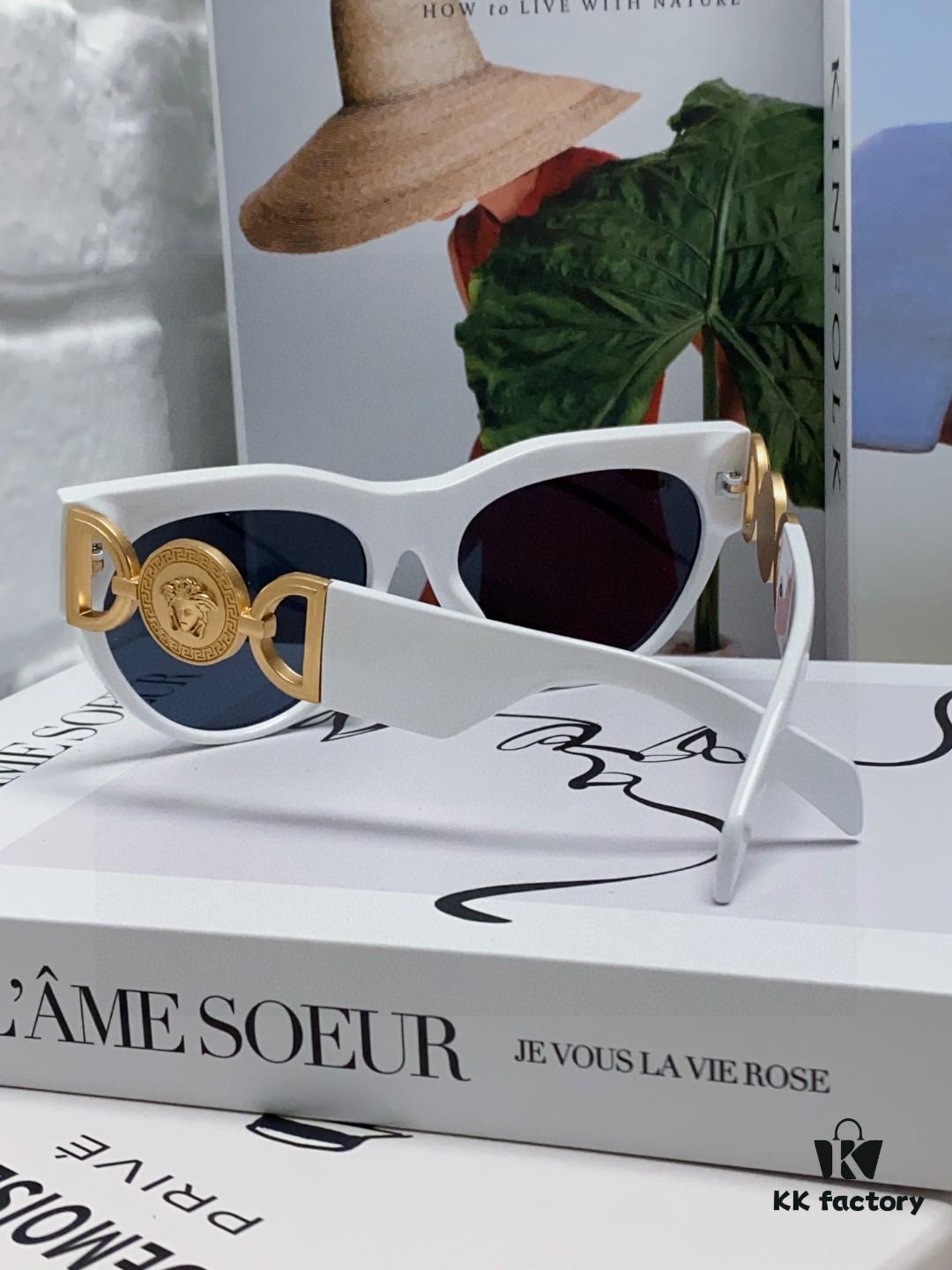 6931f8853a89a121ed549c93 VERSACE Versace 2025 New Arrival Unisex Trendy Sunglasses Stylish UV Protection Shades Fashionable Korean Style Celebrity-Inspired Sunglasses