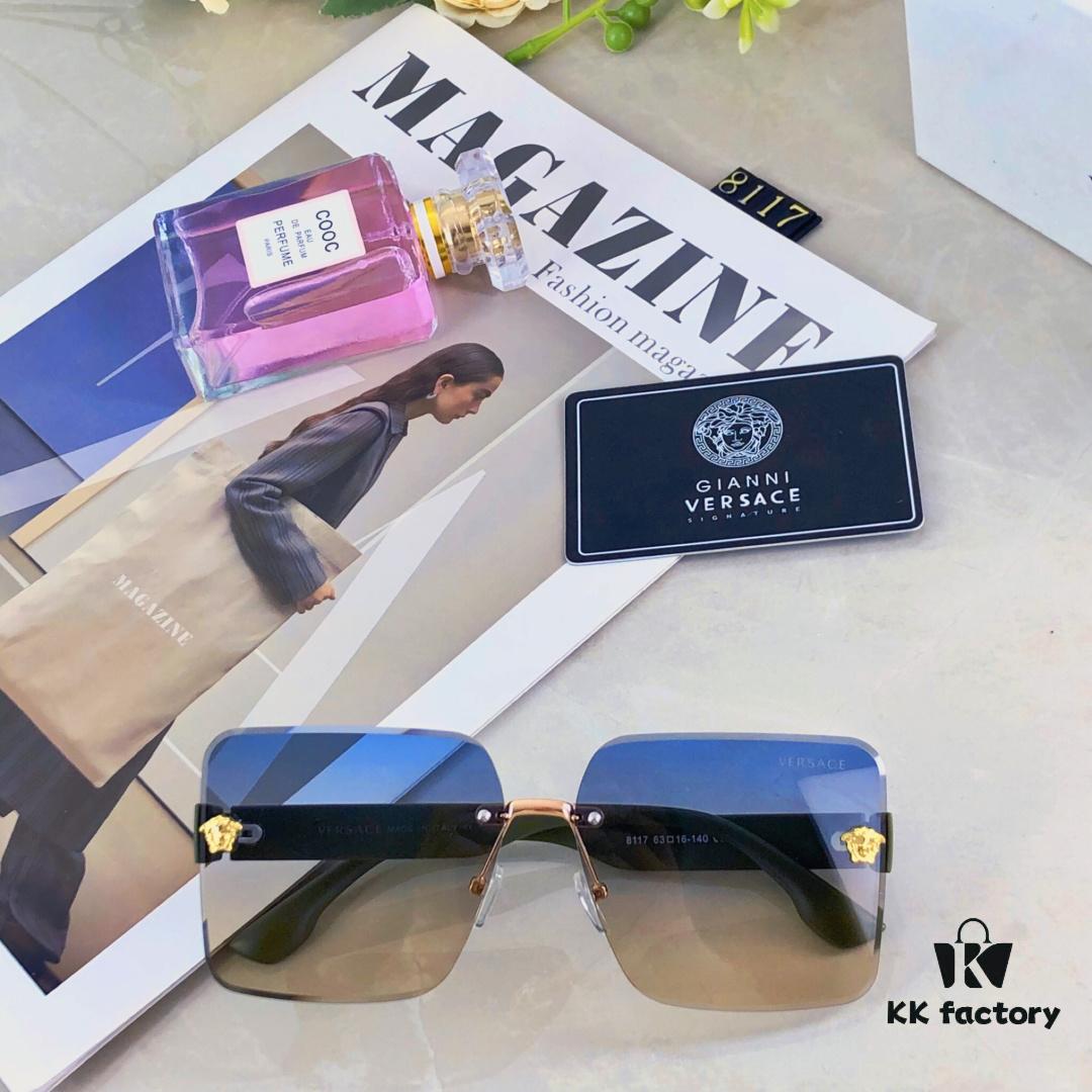 6931f8883a89a121ed549cbb Versac* New Fashionable and Stylish Sunglasses for Women, Minimalist Streetwear Trendy UV-Protective Sunglasses