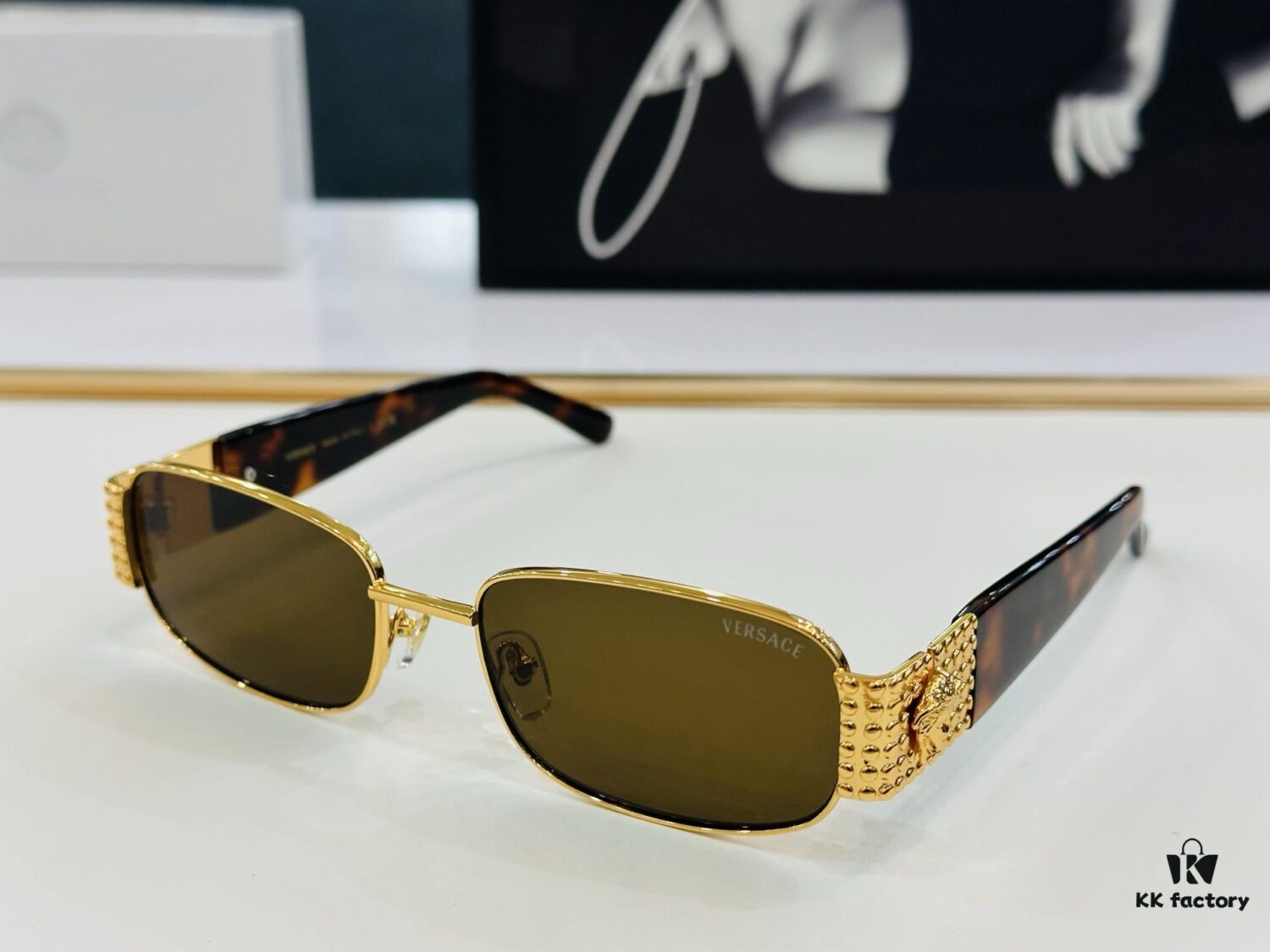 VERSACE Vancleef Glasses Sunglasses MODX39 Size: 57□18-140