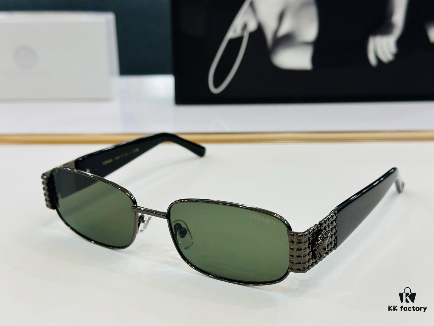 VERSACE Vancleef Glasses Sunglasses MODX39 Size: 57□18-140