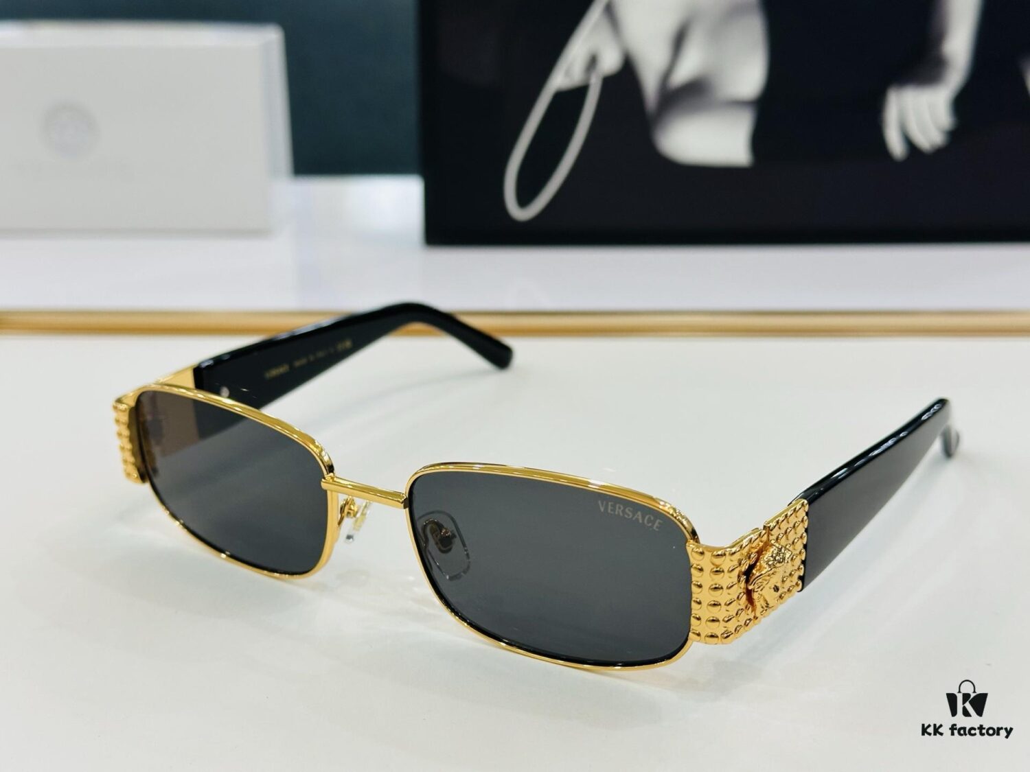 VERSACE Vancleef Glasses Sunglasses MODX39 Size: 57□18-140