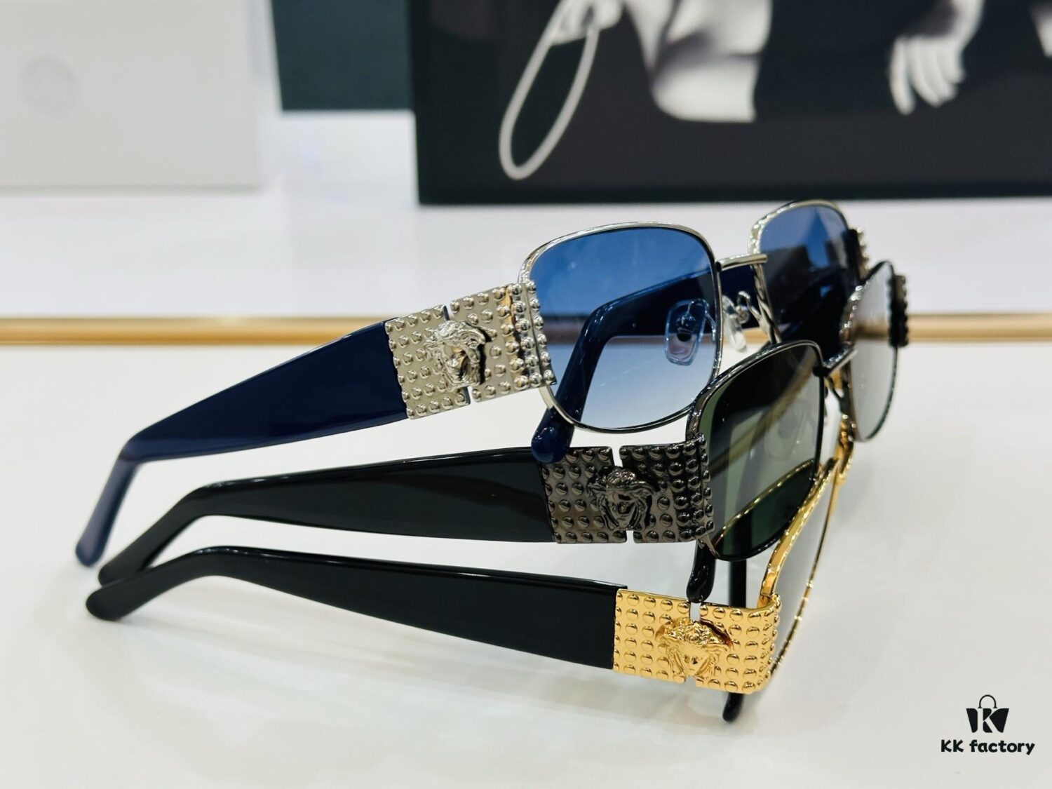 VERSACE Vancleef Glasses Sunglasses MODX39 Size: 57□18-140