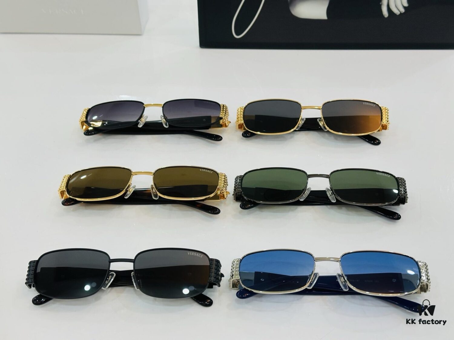 VERSACE Vancleef Glasses Sunglasses MODX39 Size: 57□18-140