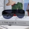 Versace Men's One-Piece Aviator Sunglasses, Retro Oversized Unisex Fashion Shades