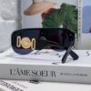 Versace Men's One-Piece Aviator Sunglasses, Retro Oversized Unisex Fashion Shades