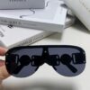 Versace Men's One-Piece Aviator Sunglasses, Retro Oversized Unisex Fashion Shades