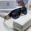 Versace Men's One-Piece Aviator Sunglasses, Retro Oversized Unisex Fashion Shades