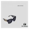 6931f88f3a89a121ed549d1a Versace 2025 Women's Trendy Avant-Garde Street-Style Oversized Square Sunglasses with Cut-Out Design, UV-Protective Fashion Sun Glasses