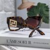 6931f8903a89a121ed549d28 Versace 2025 Women's Sunglasses, Trendy Avant-Garde Street-Style Oversized Square Frame Sun Glasses with Cut-Out Design, UV-Protective Fashion Eyewear