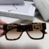 6931f8903a89a121ed549d2a Versace 2025 Women's Sunglasses, Trendy Avant-Garde Street-Style Oversized Square Frame Sun Glasses with Cut-Out Design, UV-Protective Fashion Eyewear