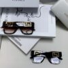 6931f8903a89a121ed549d2e Versace 2025 Women's Sunglasses, Trendy Avant-Garde Street-Style Oversized Square Frame Sun Glasses with Cut-Out Design, UV-Protective Fashion Eyewear